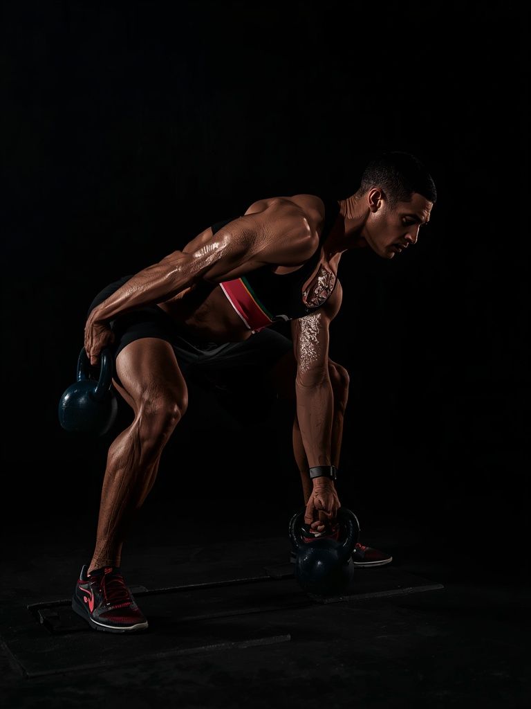 One-Arm Kettlebell Military Press To The Side