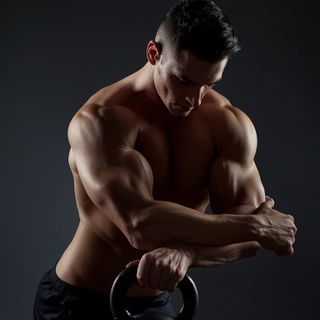 One-Arm Kettlebell Para Press