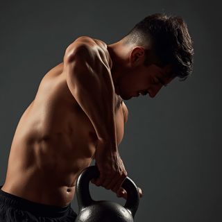 One-Arm Kettlebell Push Press