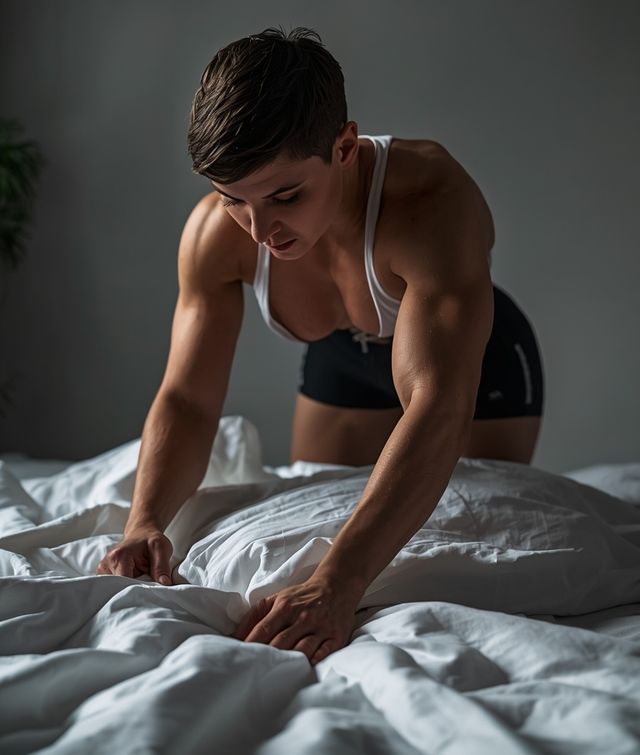 Bett machen und Bettwäsche wechseln