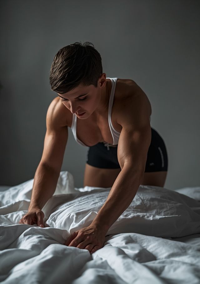 Bett machen und Bettwäsche wechseln