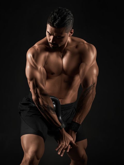 One-Arm Kettlebell Split Jerk