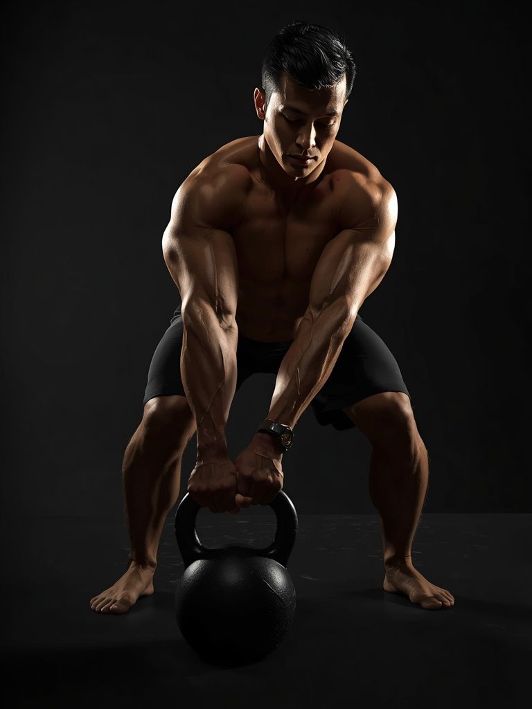 One-Arm Kettlebell Split Snatch