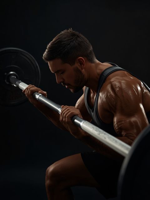 One-Arm Long Bar Wiosłowanie