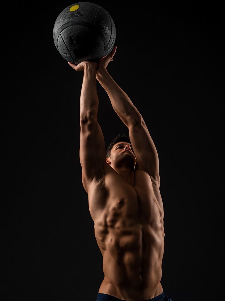 One-Arm Medicine Ball Slam