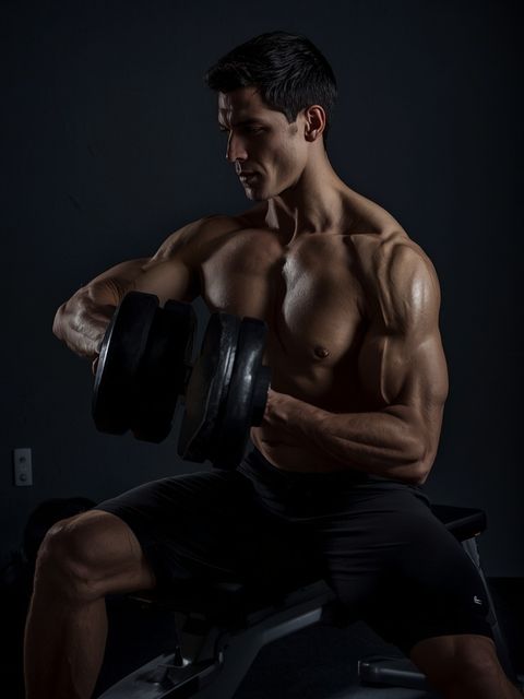 One Arm Dumbbell Bench Press
