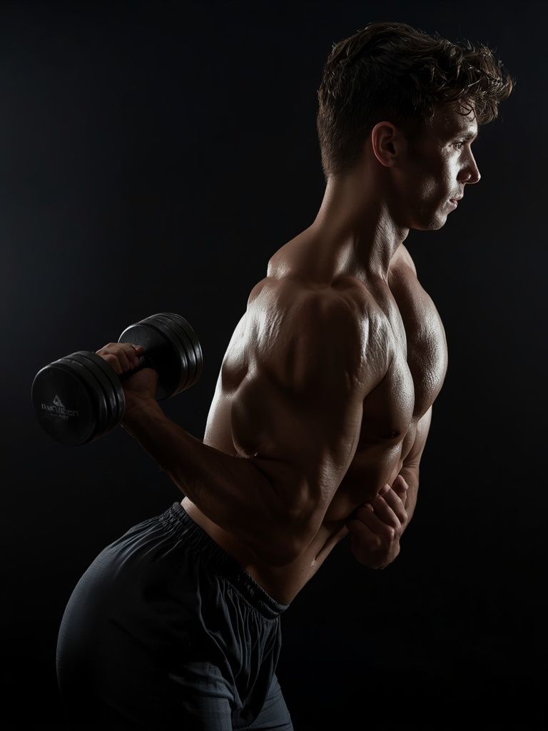 One Arm Dumbbell Preacher Curl