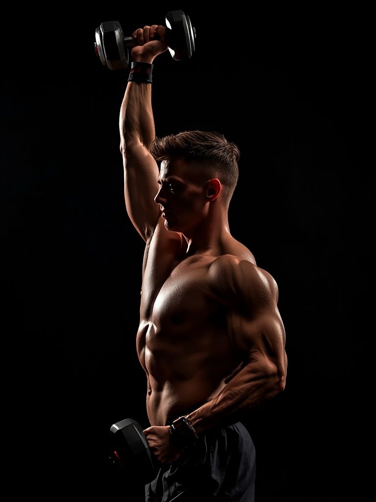 One Arm Pronated Dumbbell Triceps Extension