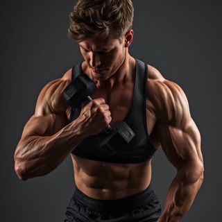 One Arm Supinated Kurzhantel Triceps Streckung