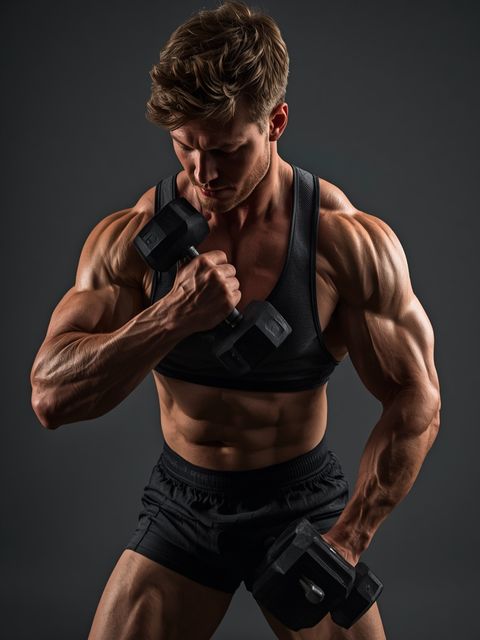 One Arm Supinated Dumbbell Triceps Extension