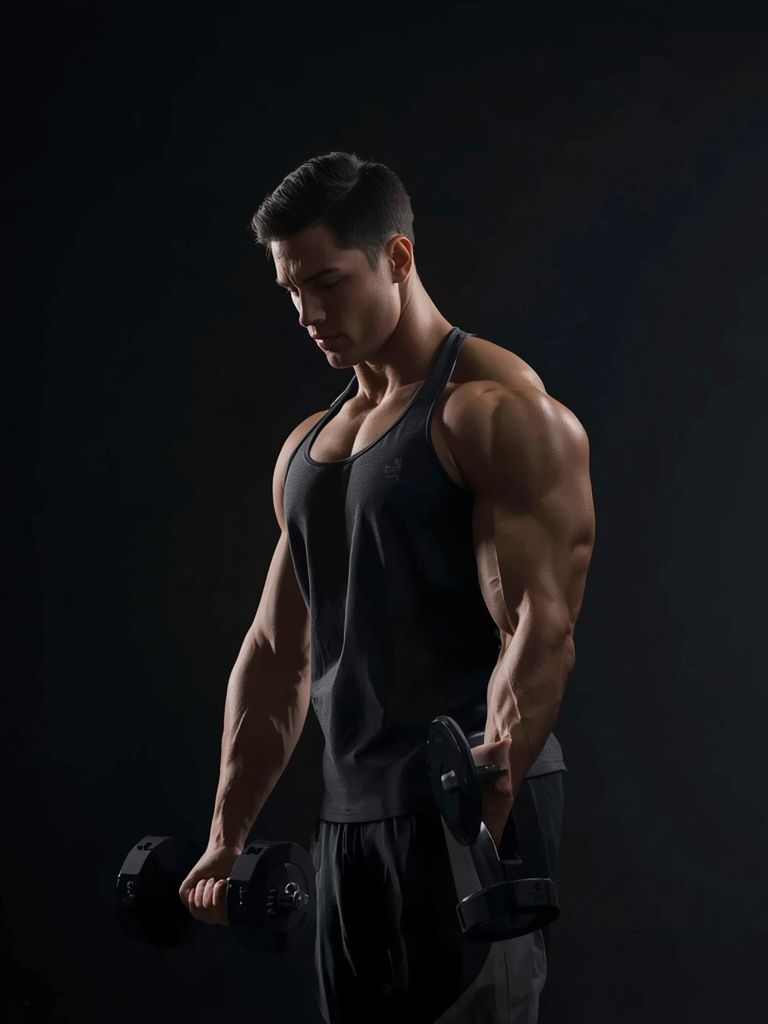 One Arm Supinated Kurzhantel Triceps Streckung