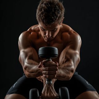 Palms-Down Dumbbell Wrist Curl Over A Bench