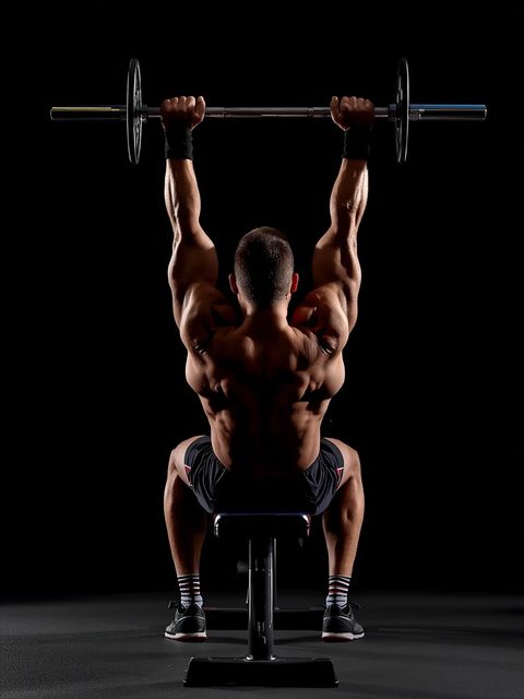 Palms-Up Langhantel Wrist Curl Over A Bench