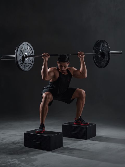 Power Clean from Blocks