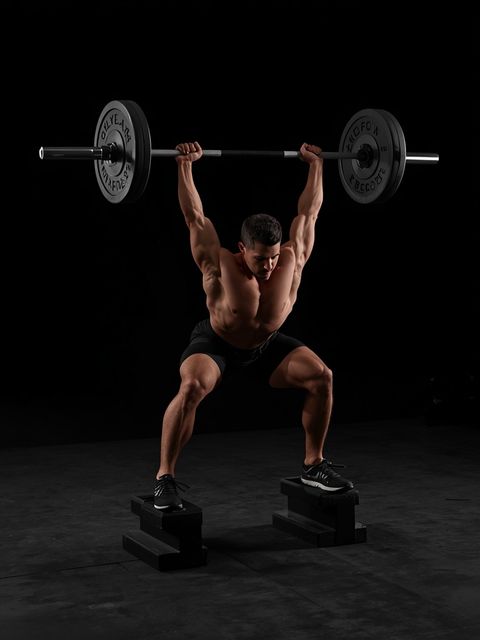 Power Clean from Blocks