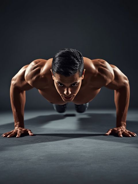 Push-Ups - Close Triceps Position