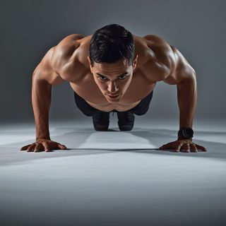 Push-Ups With Feet Elevated