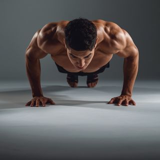 Push-Ups With Feet Elevated