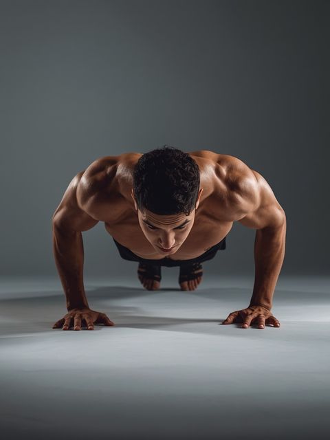 Push-Ups With Feet Elevated