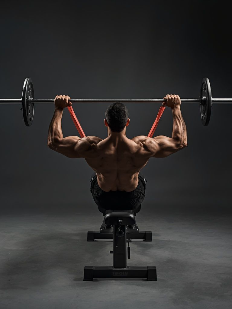 Reverse Band Bench Press
