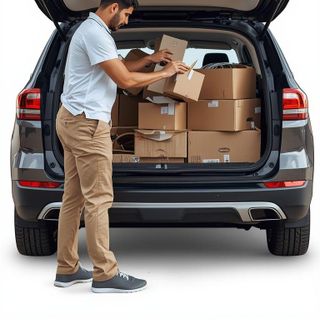 Standing Packing and Unpacking Boxes, Occasional Lifting of Lightweight Household Items, Loading or Unloading Items in Car, Moderate Effort