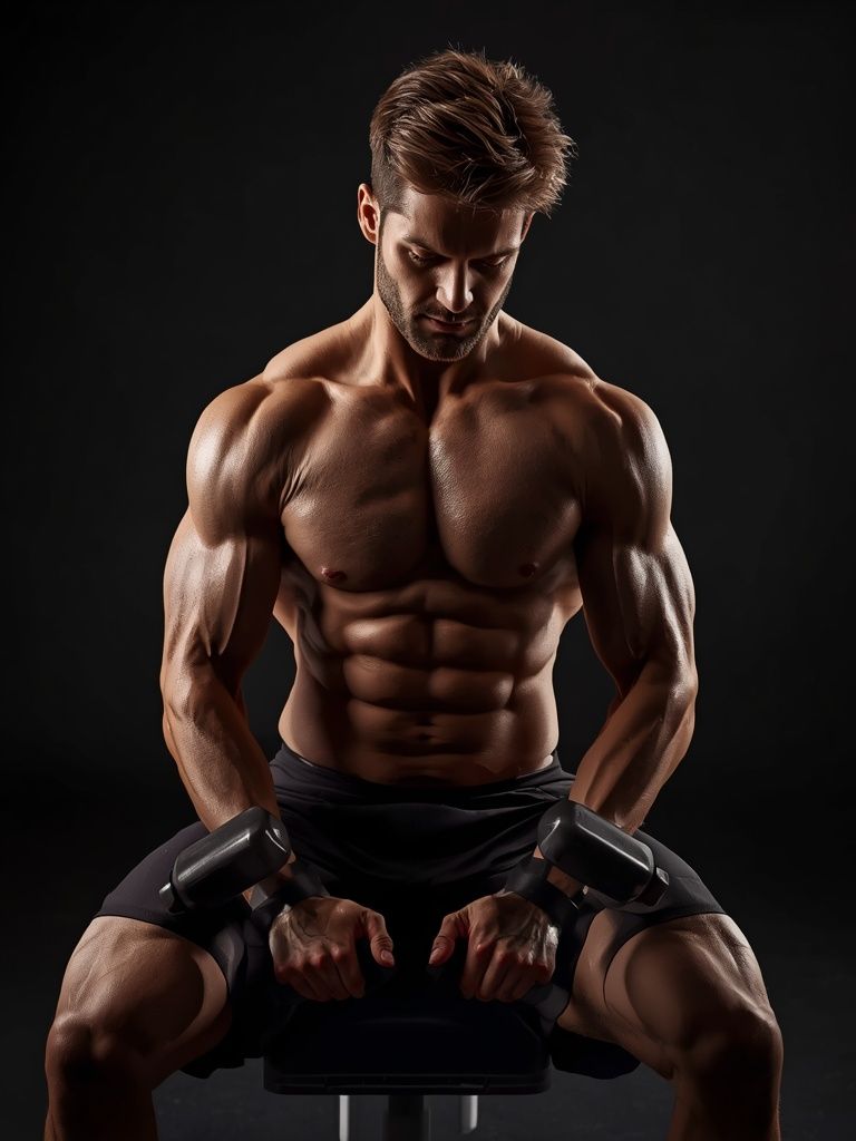 Seated Dumbbell Curl