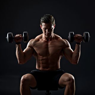 Seated Dumbbell Press
