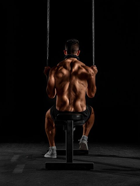 Siedząc Flat Bench Leg Pull-In