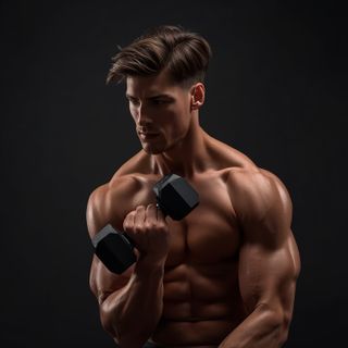 Seated One-Arm Dumbbell Palms-Down Wrist Curl