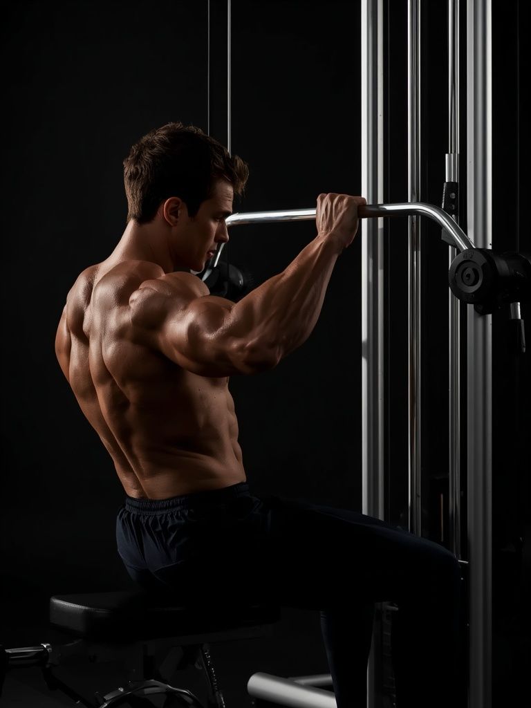 Seated One-arm Cable Pulley Rows