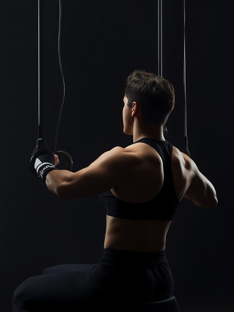 Seated One-arm Cable Pulley Rows