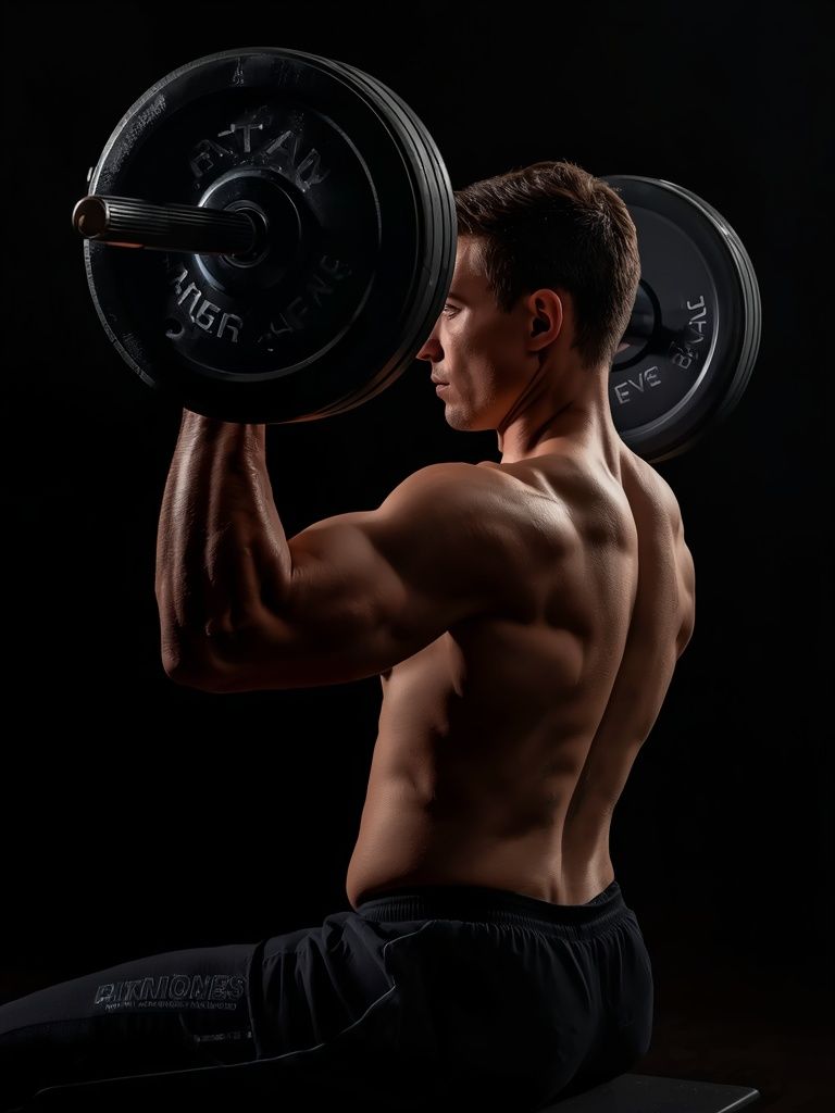 Seated Palm-Up Barbell Wrist Curl