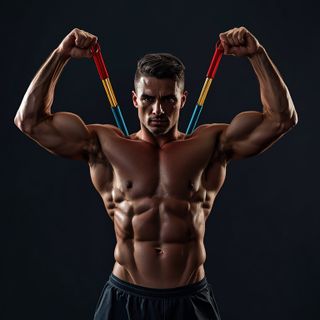 Shoulder Press - With Bands