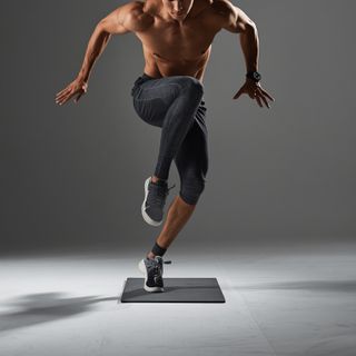 Side Stojąc Long Jump