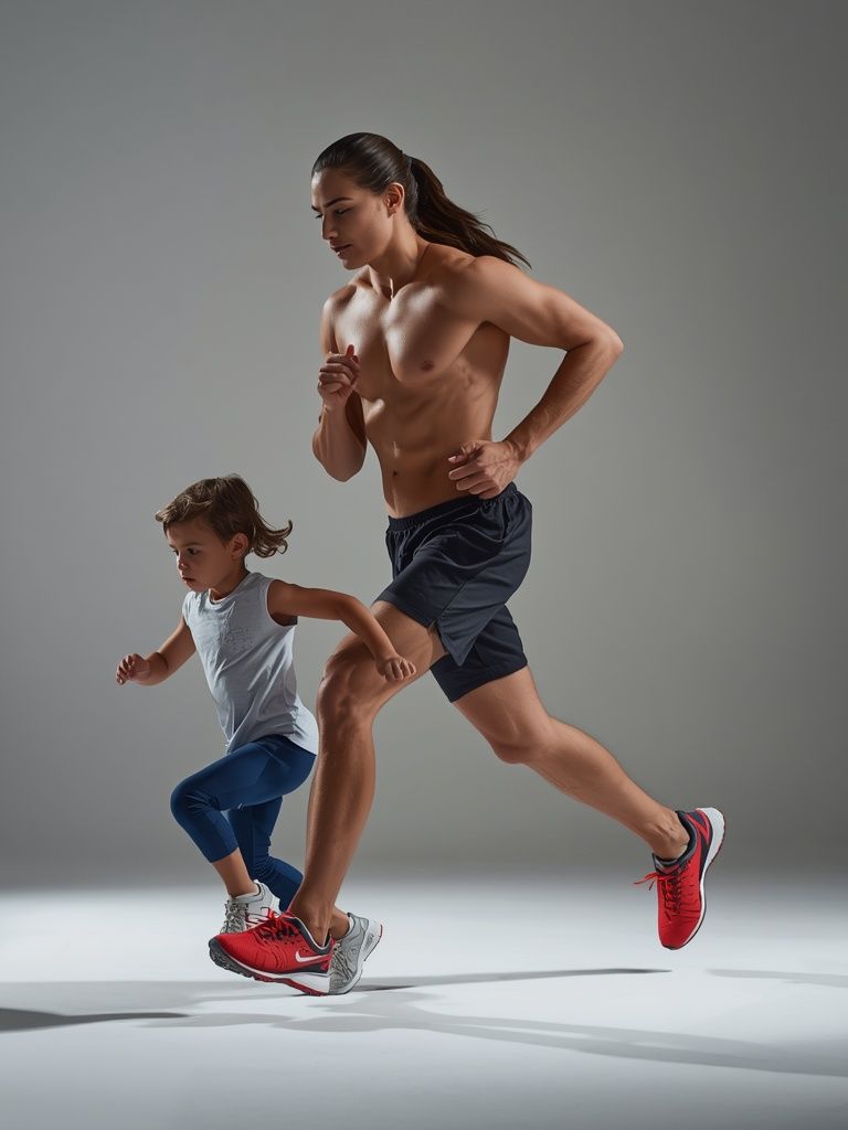Walking/Running, Playing with Child(ren), Moderate Effort, Only Active Periods
