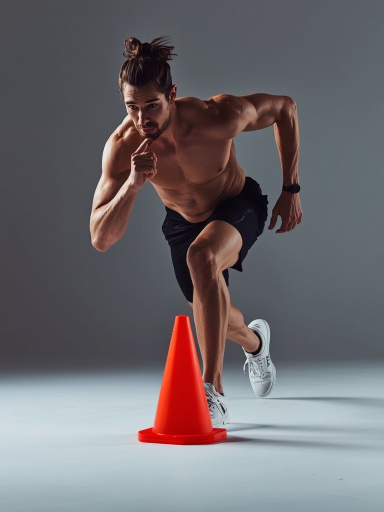 Single-Cone Sprint Drill