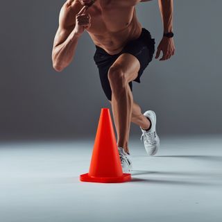 Single-Cone Sprint Drill