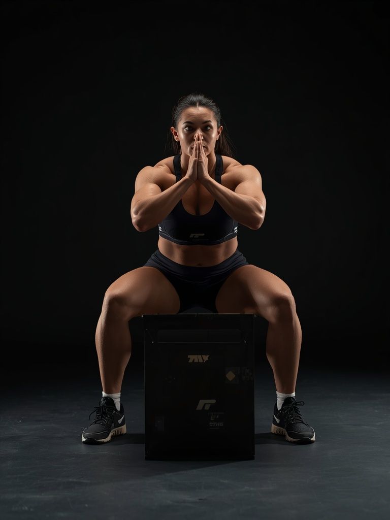Single-Leg High Box Squat