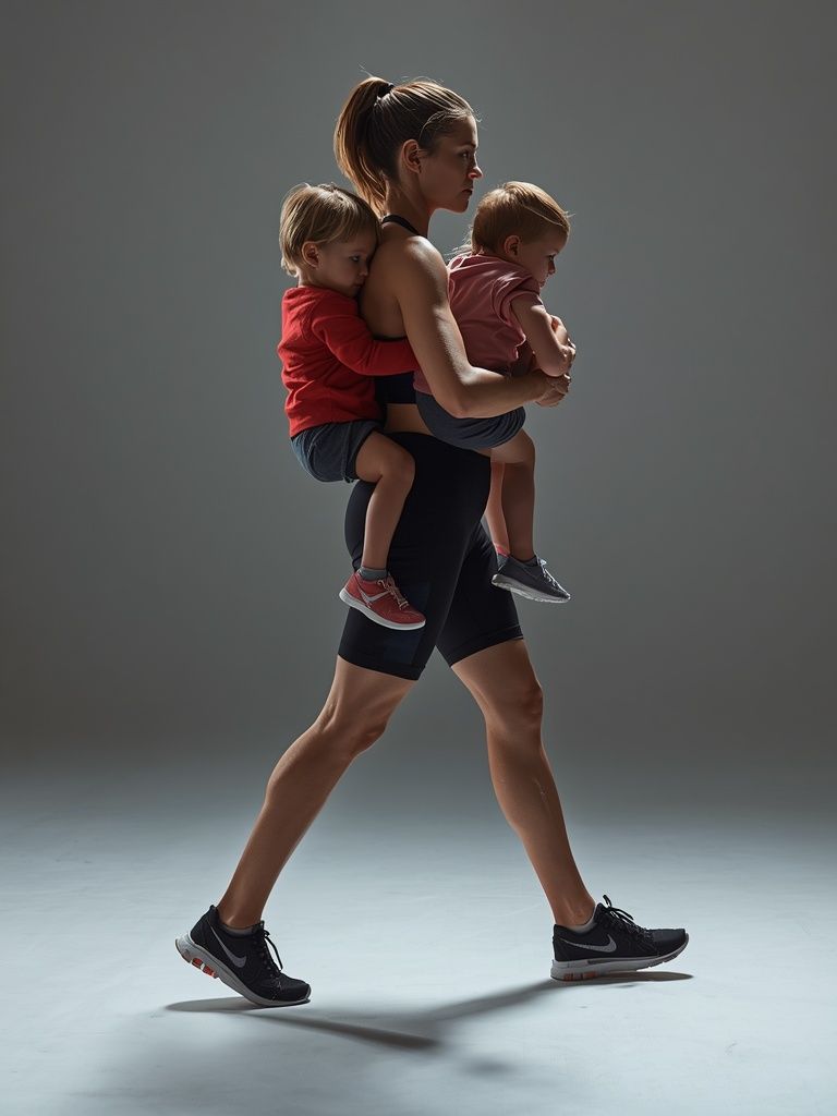 Walking and Carrying Small Children, Children Weighing 15 lbs or More