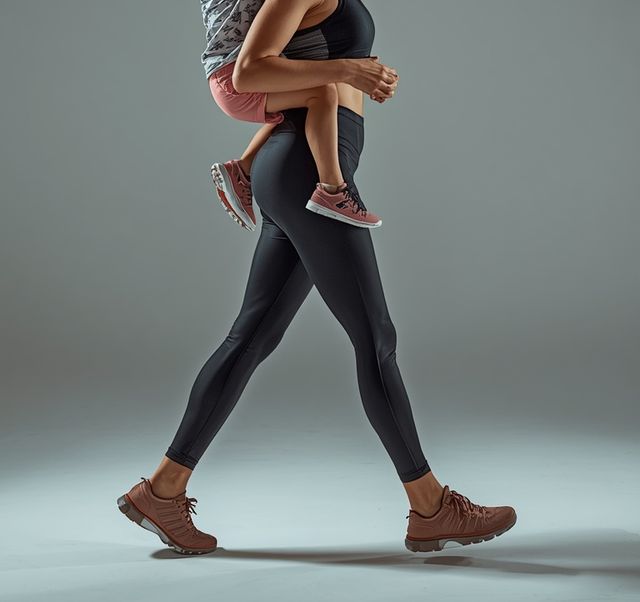 Walking and Carrying an Infant (under 7 kg)