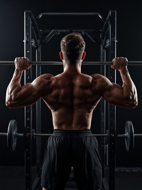 Smith Machine Behind the Back Shrug