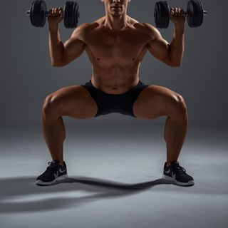 Split Squat with Dumbbells