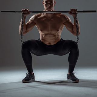 Squat with Chains