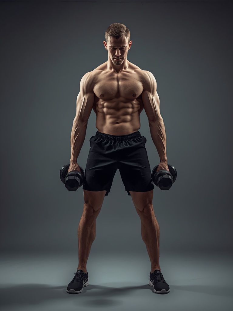 Standing Alternating Dumbbell Press