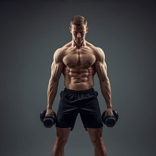 Standing Alternating Dumbbell Press