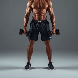 Standing Dumbbell Upright Row