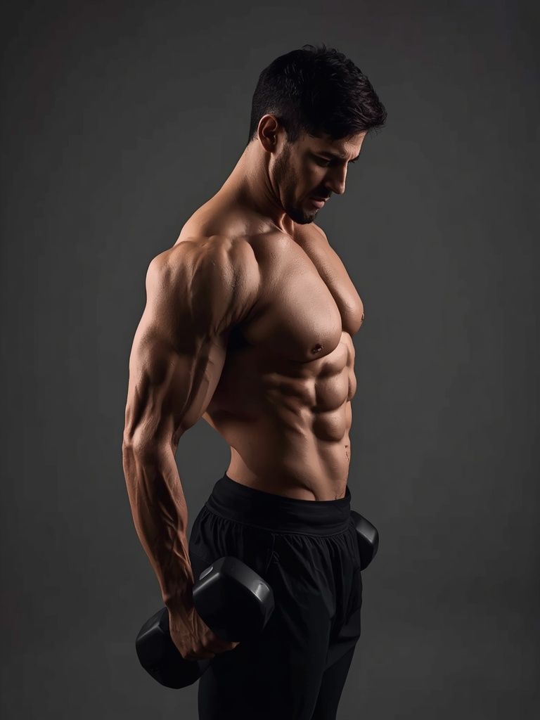 Standing One-Arm Dumbbell Triceps Extension