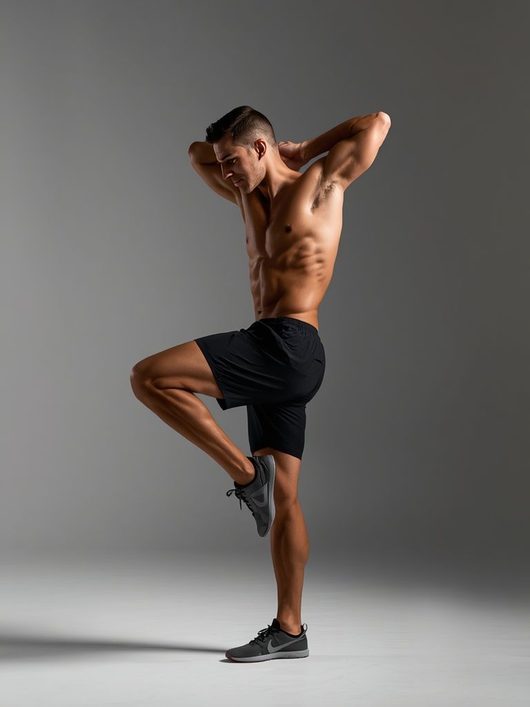 Stehend Soleus And Achilles Stretch