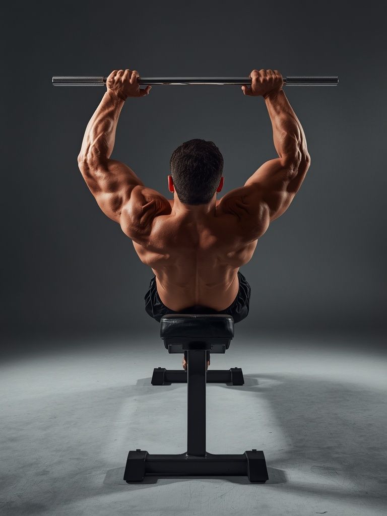 Straight Raises on Incline Bench