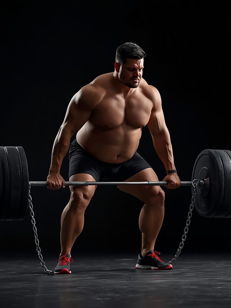 Sumo Deadlift with Chains